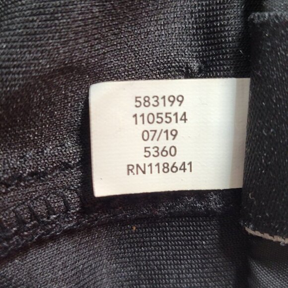 Lane Bryant Coated Ankle Pants High Rise Black Slightly Textured New Size 24 - Picture 7 of 12